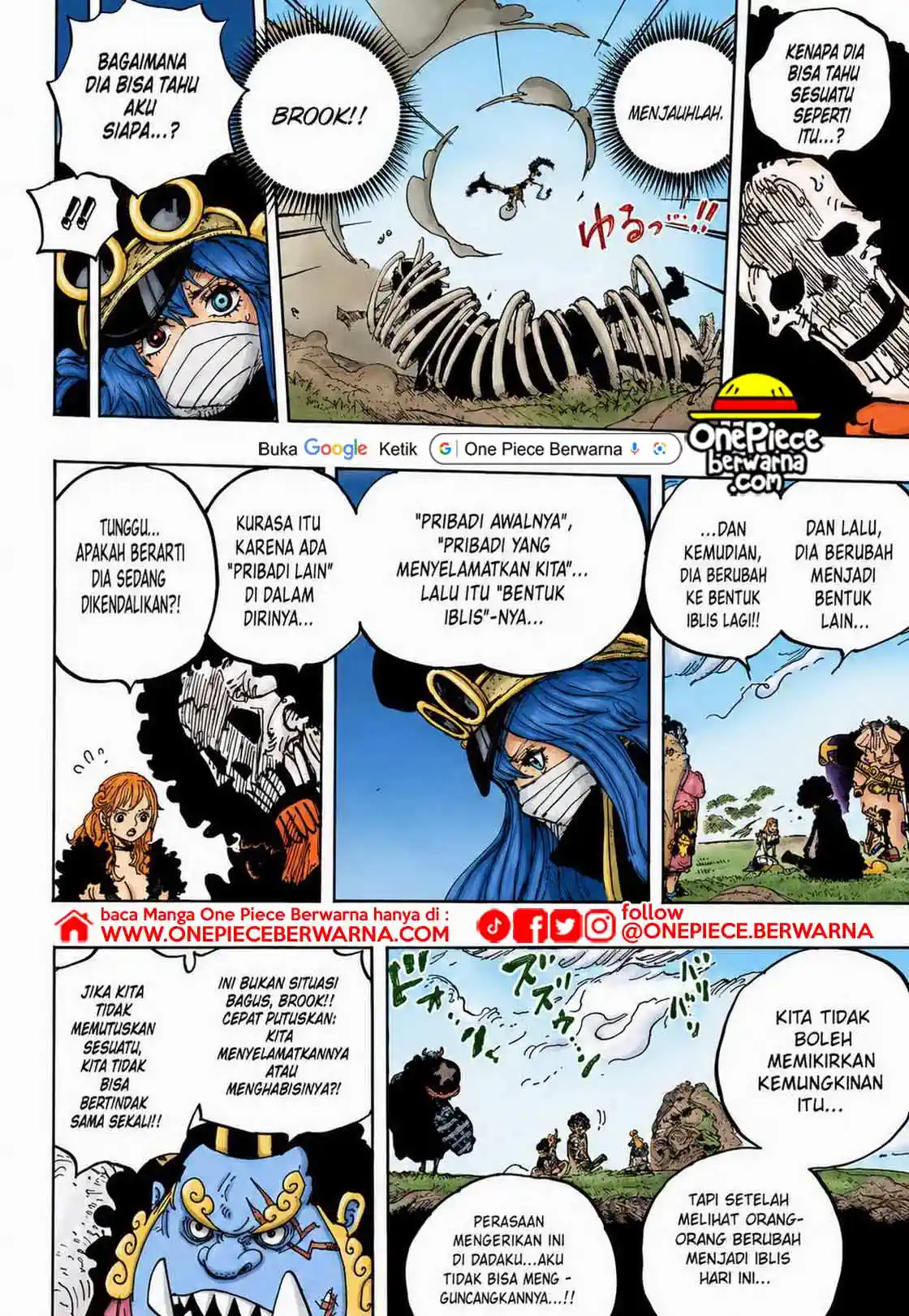 One Piece berwarna 1183 1184 1185 bahasa indonesia